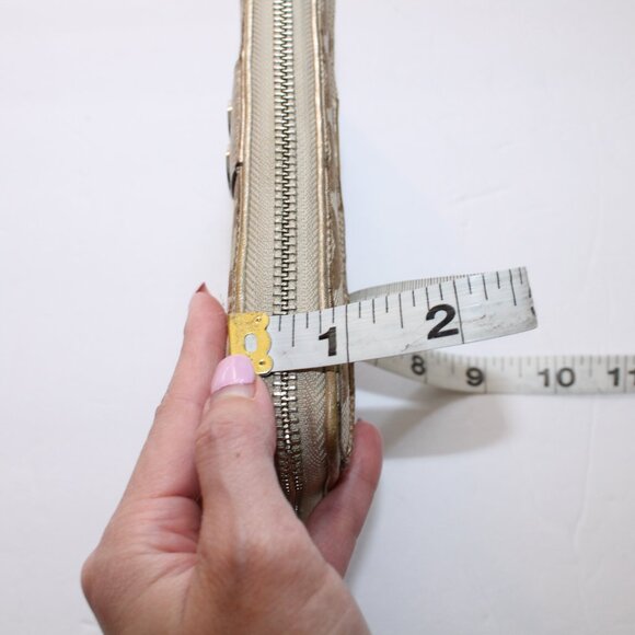 Coach Poppy PopArt C Gold Accordion Wallet - Picture 14 of 14